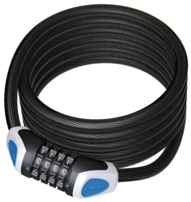Lacat spiral cu cifru XLC Ronald Biggs 10mm/1850mm