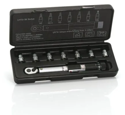 Cheie dinamometrica XLC 1/4 TO-UN05 adjustabil 3 - 15 Nm