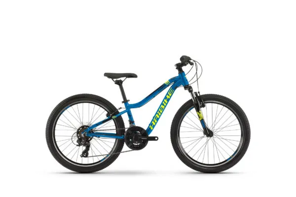 Bicicleta Haibike SEET HardFour 1.0 24 21 s. Tourney blue/yellow/black sz XS