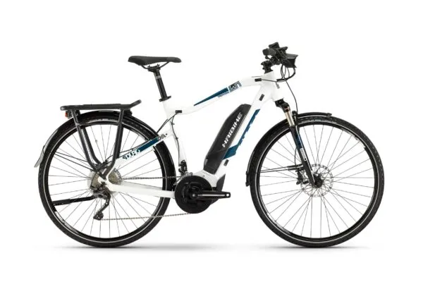 e-bike Haibike SDURO Trekking 4.0 men 500Wh YCM white/blue/black sz L
