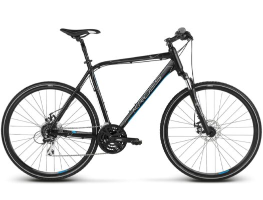 Bicicleta Kross Evado 4.0 28 S black-blue-mate