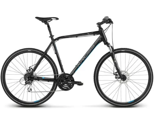Bicicleta Kross Evado 4.0 28 S black-blue-mate
