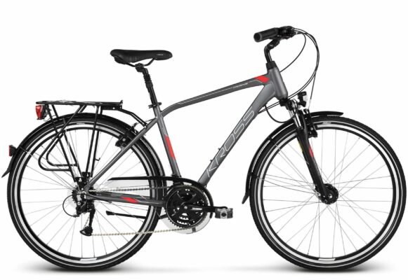 Kross Trans 4.0 28 S grafit rosu argintiu mat