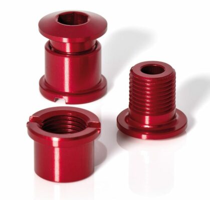 Suruburi prindere foi angrenaj XLC 5 bucati/set red