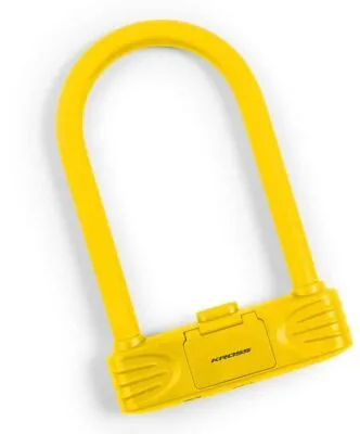 Lacat U-Lock cu cifru Kross KZU 250 146 mm x 227 5 mm yellow