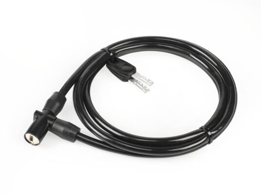 Lacat spiral cu cifru XLC 180cm x 8mm black min PU 10