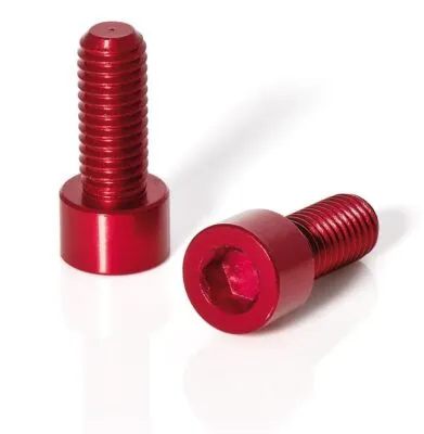 Suruburi de prindere suport bidon XLC 2 bucati red