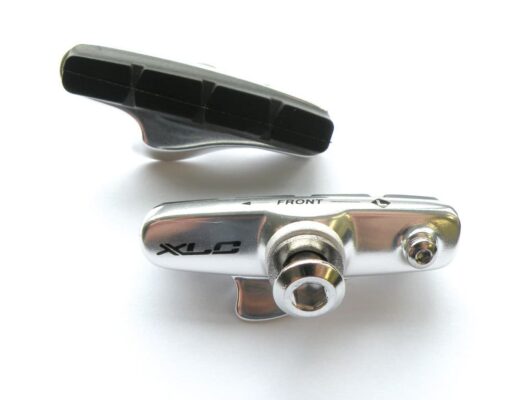 Saboti de frana XLC Road 2 perechi 55mm silver/blue pentru carbo
