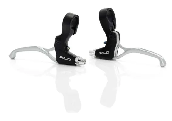 Maneta frana XLC Set turn. End BL-V02 aluminiu black/silver