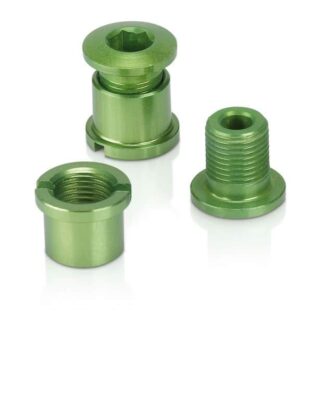 Set suruburi XLC pentru angrenaj 5 bucati limegreen