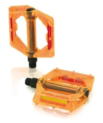 Pedale XLC PD-M16 orange transparent