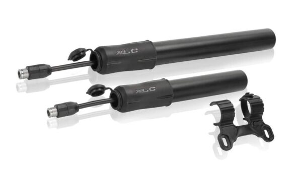 Pompa mini XLC MTB PU-M05 6 bar black plastic 245mm DV/SV/AV