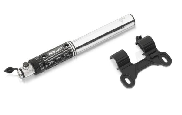 Pompa mini XLC PU-A07 11 bar silver/blue aluminiu 185mm DV/SV/AV