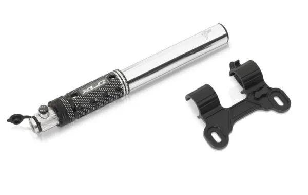 Pompa mini XLC PU-A07 11 bar silver/blue aluminiu 185mm DV/SV/AV