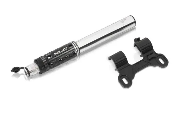 Pompa mini XLC PU-A05 11 bar silver/black aluminiu 185mm DV/SV