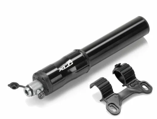 Pompa mini XLC MTB PU-A10 6 bar black aluminiu 190mm DV/SV/AV