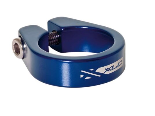 Colier pentru tija de sa XLC PC-B05 blue 31.6 mm aluminiu