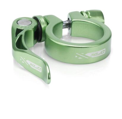 Colier pentru tija de sa XLC PC-L04 34.9 mm limegreen QR