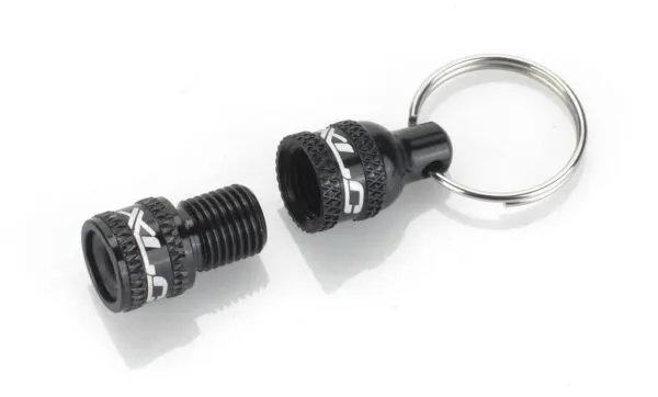 Breloc XLC cu adaptor valva AV la DV/SV black