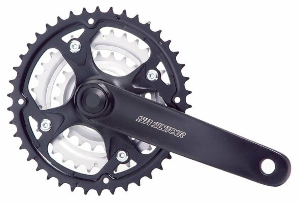 Angrenaj SR Suntour XCC T-202 42/32/22 Stanga 170 mm black