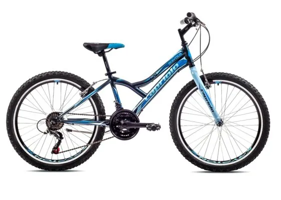 Bicicleta Capriolo 24 Diavolo 400 black-blue