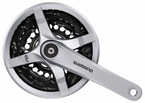 Angrenaj Shimano Tourney FC-TY 501 42/34/24 170 mm silver 6/7/8