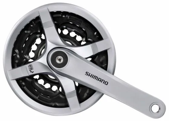 Angrenaj Shimano Tourney FC-TY 501 42/34/24 170 mm silver 6/7/8