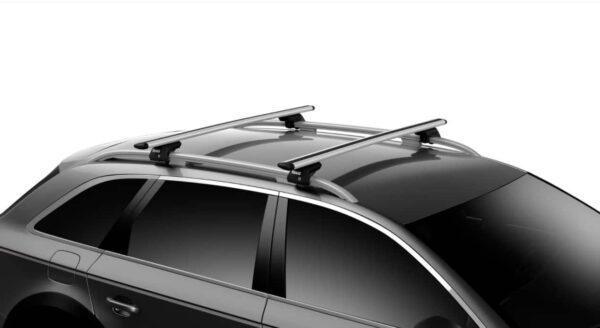 Thule WingBar Evo 150 cm 2 bucati pe set aluminiu gri - imagine 2