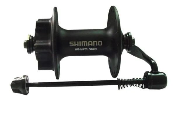 Butuc fata Shimano disc HB-M475-L 32H negru 100 mm
