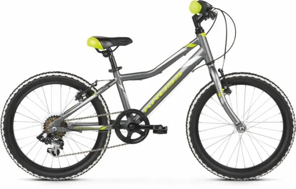 Bicicleta Kross Hexagon Mini 1.0 20 graphite-lime-silver 2020
