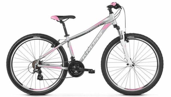 Kross Lea 2.0 27 DS argintiu alb pink mat 2022