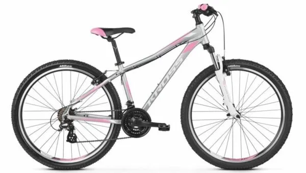 Kross Lea 2.0 27 DS argintiu alb pink mat 2022
