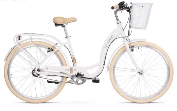 Bicicleta Le Grand Lille 3 26 DM white-beige-mate 2020
