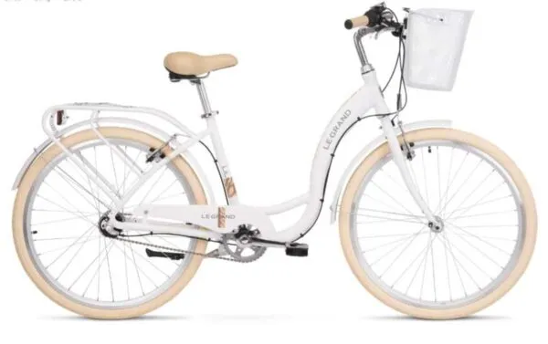 Bicicleta Le Grand Lille 3 26 DM white-beige-mate 2020