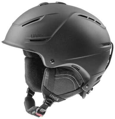 Casca schi Uvex p1us 2.0 black met mat 55-59 cm