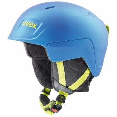 Casca schi Uvex manic pro blue-lime met mat 51-55 cm