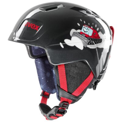 Casca schi Uvex manic black caterpillar 51-55 cm