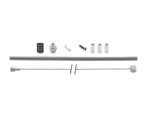 Set cablu frana universal XLC 1700-2350mm 1.5mm 2 nipluri silver