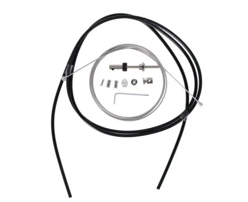 Set cablu frana XLC 17000/2350mm 2 nipluri black