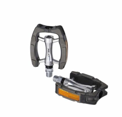 Pedale XLC City/Comfort PD-C14 black-silver-grey aluminiu/plastic