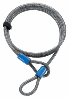 Cablu antifurt XLC 10mm/4600mm negru