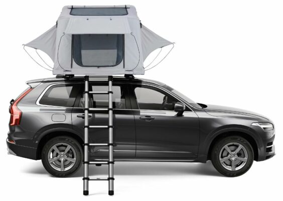 Cort Thule Tepui Kukenam 3 persoane cu prindere pe acoperis gri (Haze Gray) - imagine 2
