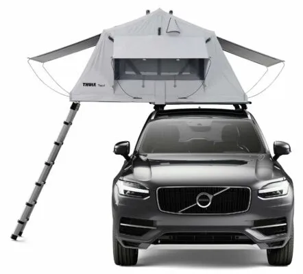 Cort Thule Tepui Kukenam 3 persoane cu prindere pe acoperis gri (Haze Gray) - imagine 3