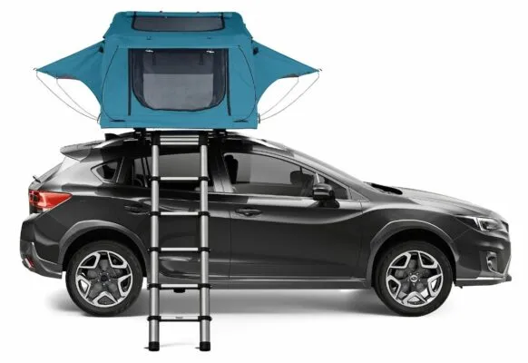 Cort Thule Tepui Explorer Ayer 2 persoane cu prindere pe acoperis albastru (Blue) - imagine 2
