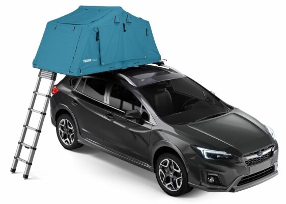 Cort Thule Tepui Explorer Ayer 2 persoane cu prindere pe acoperis albastru (Blue) - imagine 6