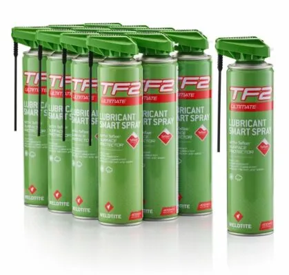 Lubrifiant cu teflon TF2 Spray Weldtite 400ml cu Smart Head (cap smart) - imagine 2
