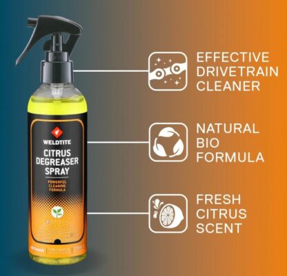 Dirtwash Degreaser Weldtite Aerosol Spray pentru lant 250ml - imagine 2