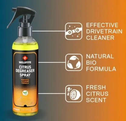 Dirtwash Degreaser Weldtite Aerosol Spray pentru lant 250ml - imagine 2