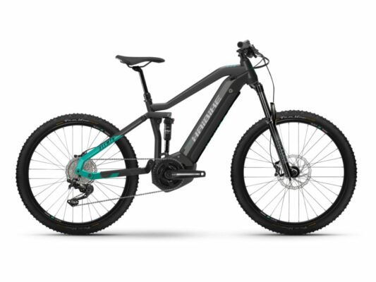 e-bike Haibike AllMtn 1 i630Wh YSTS anthracite/turqoise XL