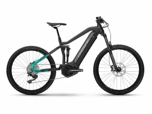 e-bike Haibike AllMtn 1 i630Wh YSTS anthracite/turqoise XL